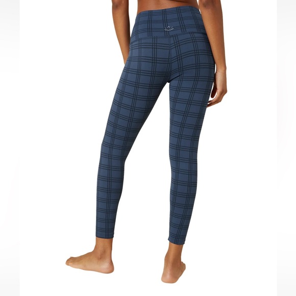 Beyond Yoga Navy Checkered Leggings - Picture 4 of 8